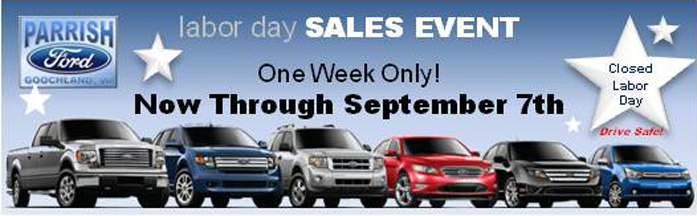 model end banner for Parrish Ford